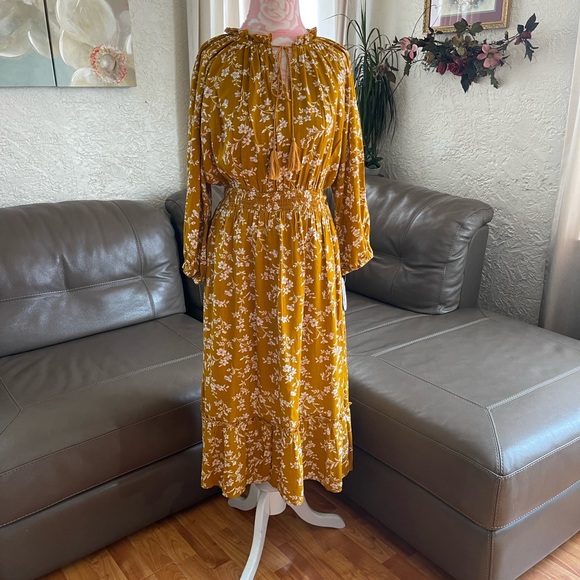 Reborn J Dresses & Skirts - Mustard Flower Dress